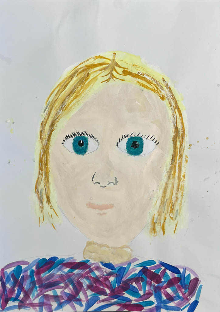 Kinderzeichnung von Frau Muster